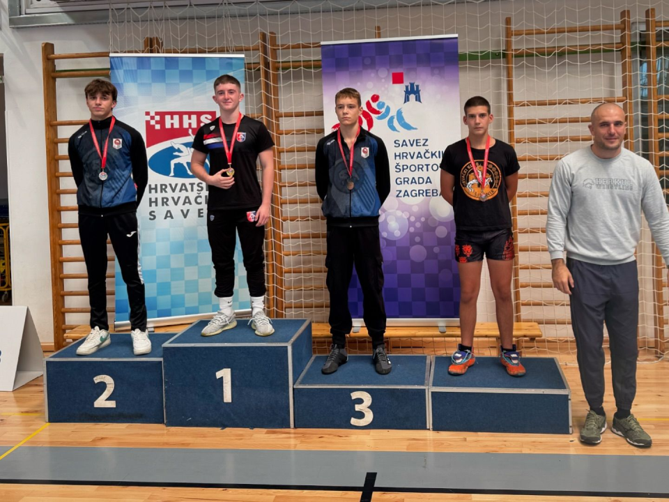 Šibenski hrvač Jakov Bulat brončani na Prvenstvu Hrvatske U15