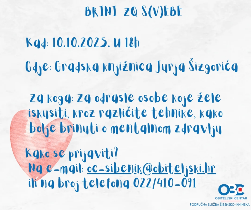 Obilježavanje Svjetskog dana mentalnog zdravlja u Gradskoj knjižnici uz zanimljivu radionicu