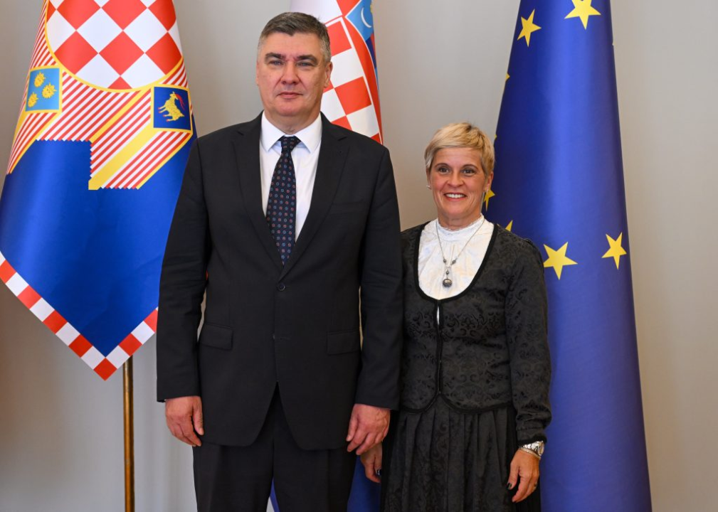 Šibenski 'Kolaši' u posjetu predsjedniku Milanoviću