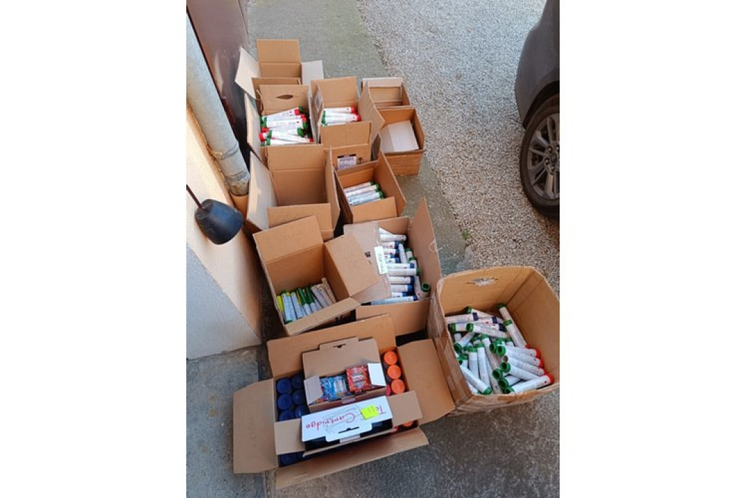 Maloljetnik u garaži držao arsenal nedopuštene pirotehnike