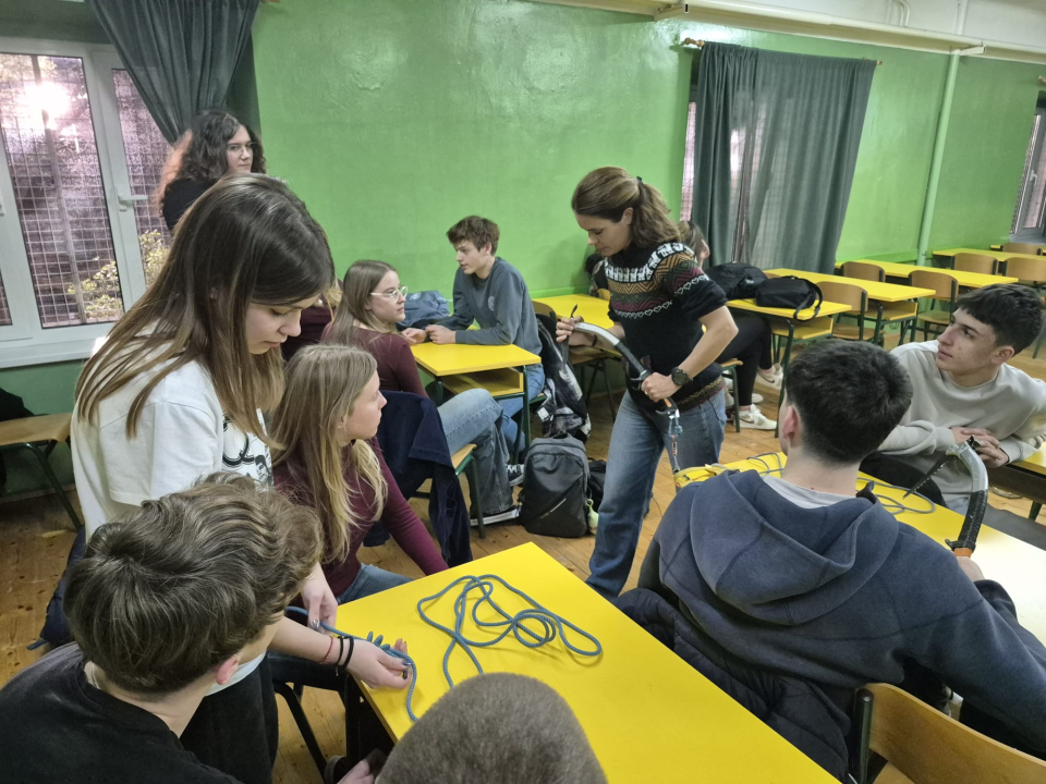 Antonia Viljac u šibenskoj gimnaziji