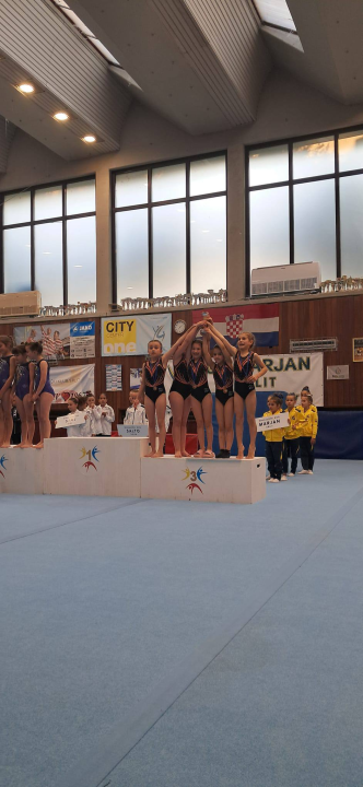 Gimnastičarke Dišpeta osvojile ekipno srebro i broncu na Prvenstvu Dalmacije