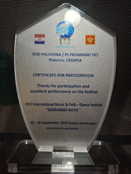 Prominski Tići oduševili na Međunarodnom festivalu u Budvi