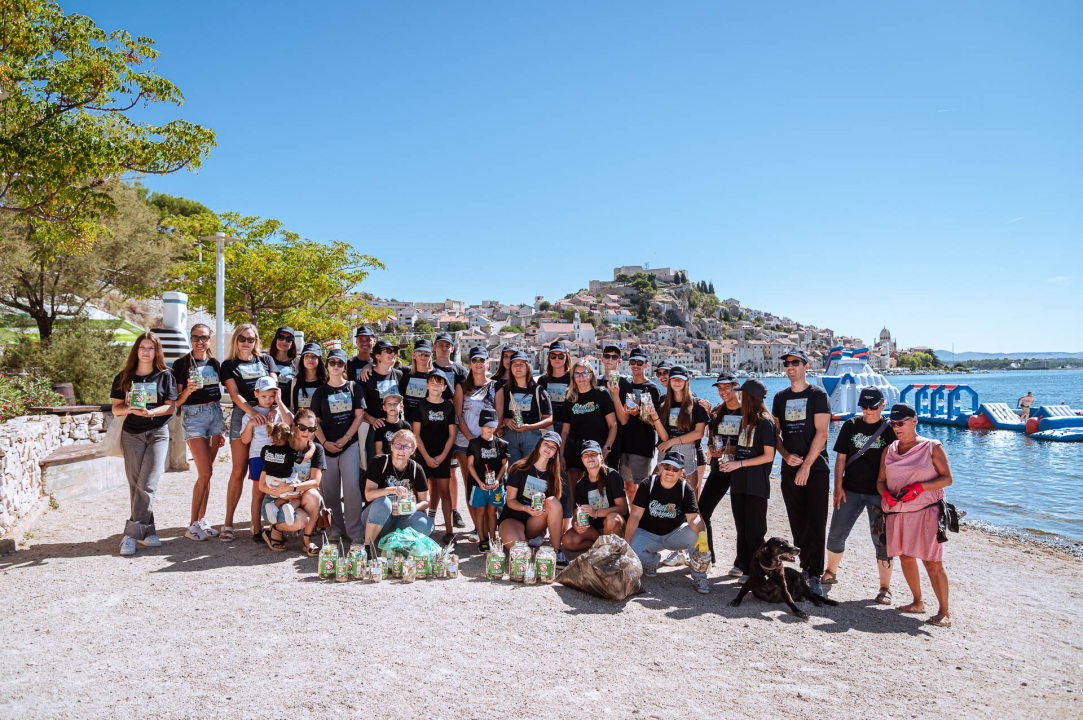FOTO Šibenik danas pokazao svoje zeleno srce: Održana akcija EU Beach Cleanup 2025.