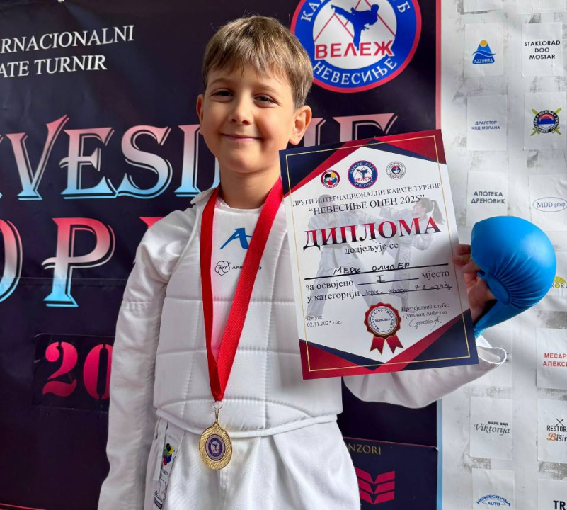 FOTO Karate klub Phoenix uspješan na turniru 'Nevesinje Open 2025.', za kraj godine