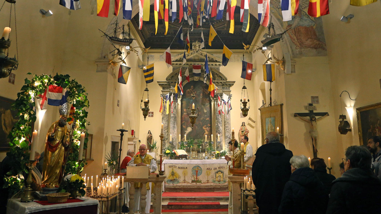 Blagdan sv. Nikole svečano proslavljen u Šibeniku: Večernju euharistiju predvodio biskup Rogić