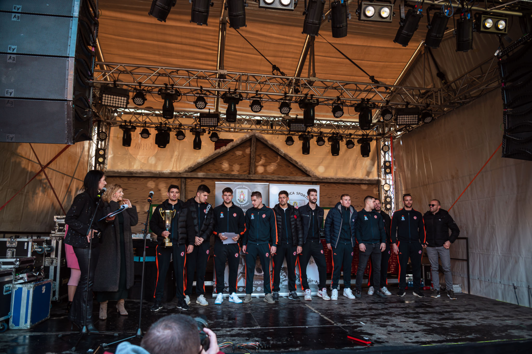 FOTO Sportski laureati Šibenika u 2025-oj: Roko Zorić, Kiara Radnić, Stipe Bralić, košarkašice i vaterpolisti
