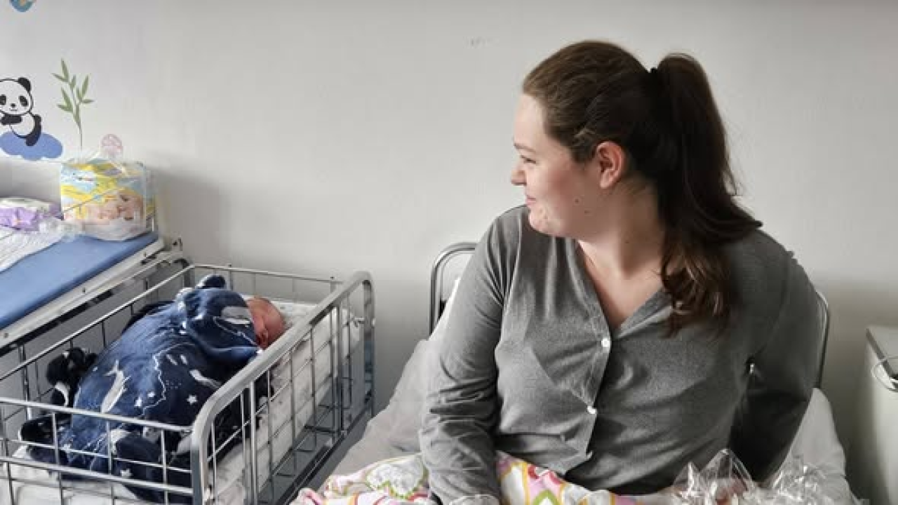 Mali Ante prva je kninska beba rođena u 2026. godini