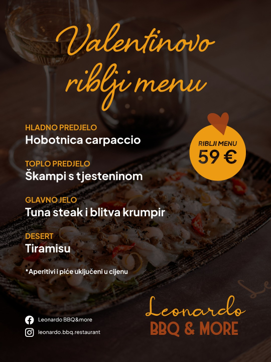 FOTO Savršeni recept za Valentinovo: Leonardo BBQ & more, slasna spiza i vi!