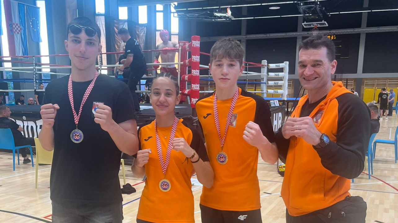 Šibenski Dalmatino ima tri prvaka Hrvatske u low kicku! Uzeli i srebro