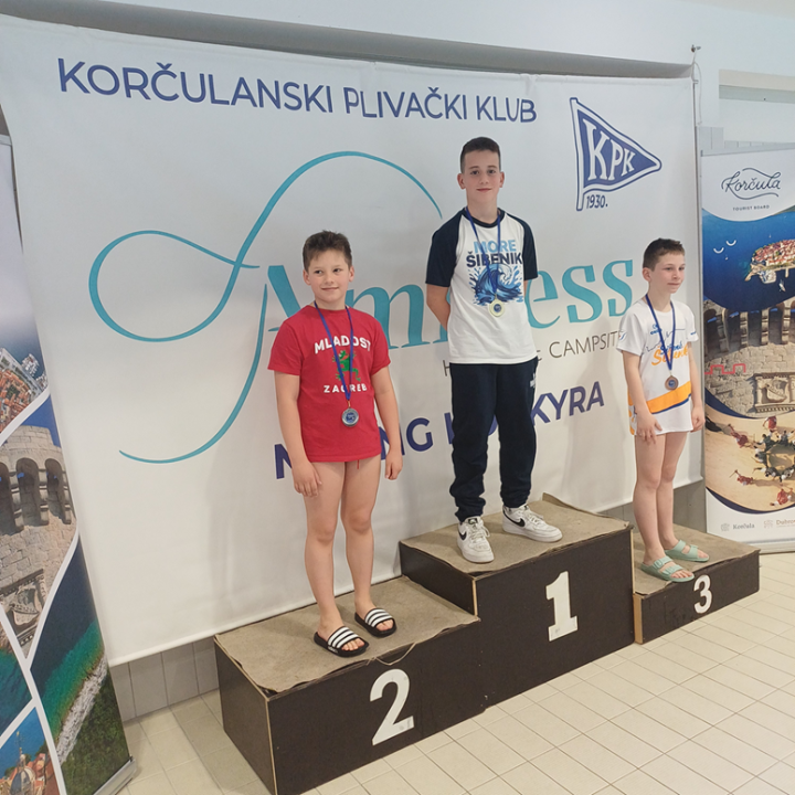 FOTO Plivačima Mora sedam medalja na mitingu 'Korkyra', Niko Koloper najuspješniji u najmlađoj kategoriji