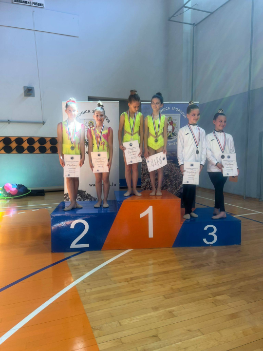 FOTO Ritmičarke Šibenik-Dalmacije domaćinstvo kvalifikacija regije Jug okrunile sa šest zlata