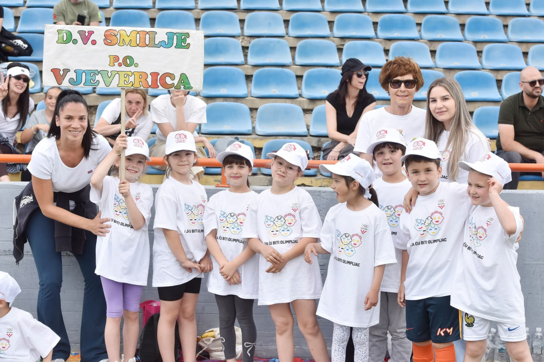Više od 500 mališana sudjelovalo na 24. Olimpijskom festivalu dječjih vrtića u Šibeniku