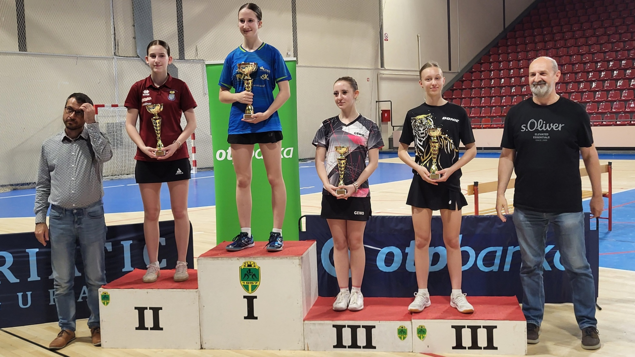 FOTO Stolnotenisačice Šibenika na pulskom memorijalu do dvije bronce