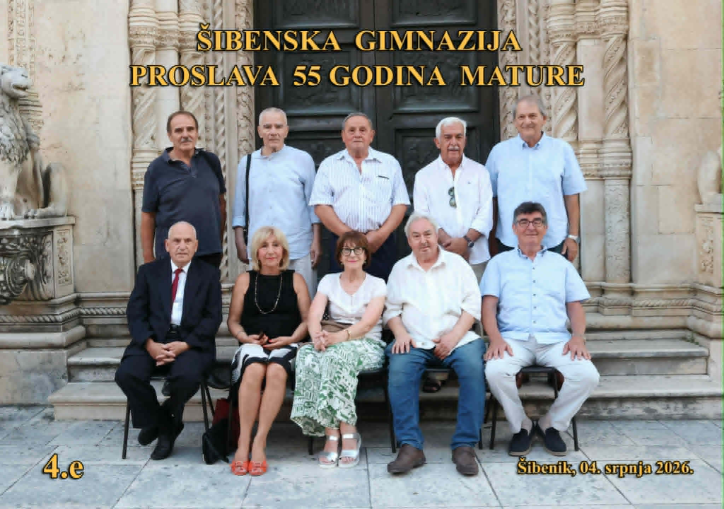 Generacija šibenskih gimnazijalaca iz 1971. obilježila 55 godina mature