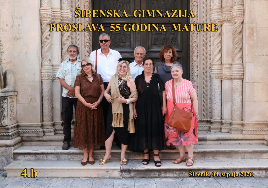 Generacija šibenskih gimnazijalaca iz 1971. obilježila 55 godina mature