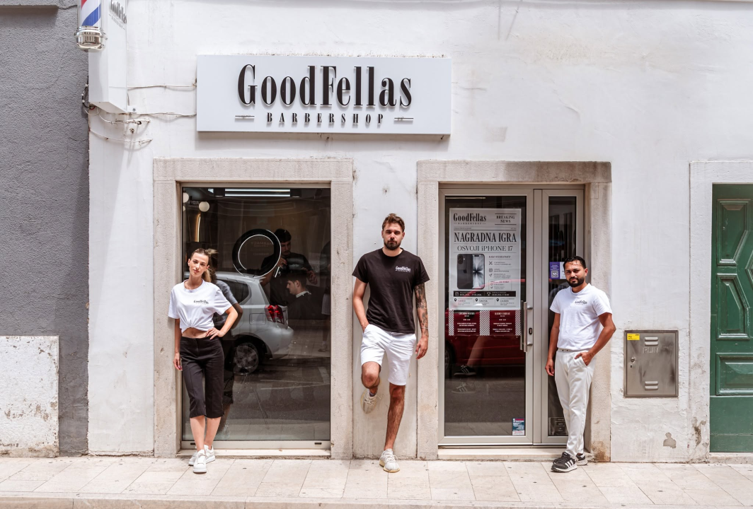 FOTO GoodFellas Barbershop otvorio vrata u Šibeniku: Iskusni barberi, vrhunska usluga i prilika za osvajanje iPhonea 17