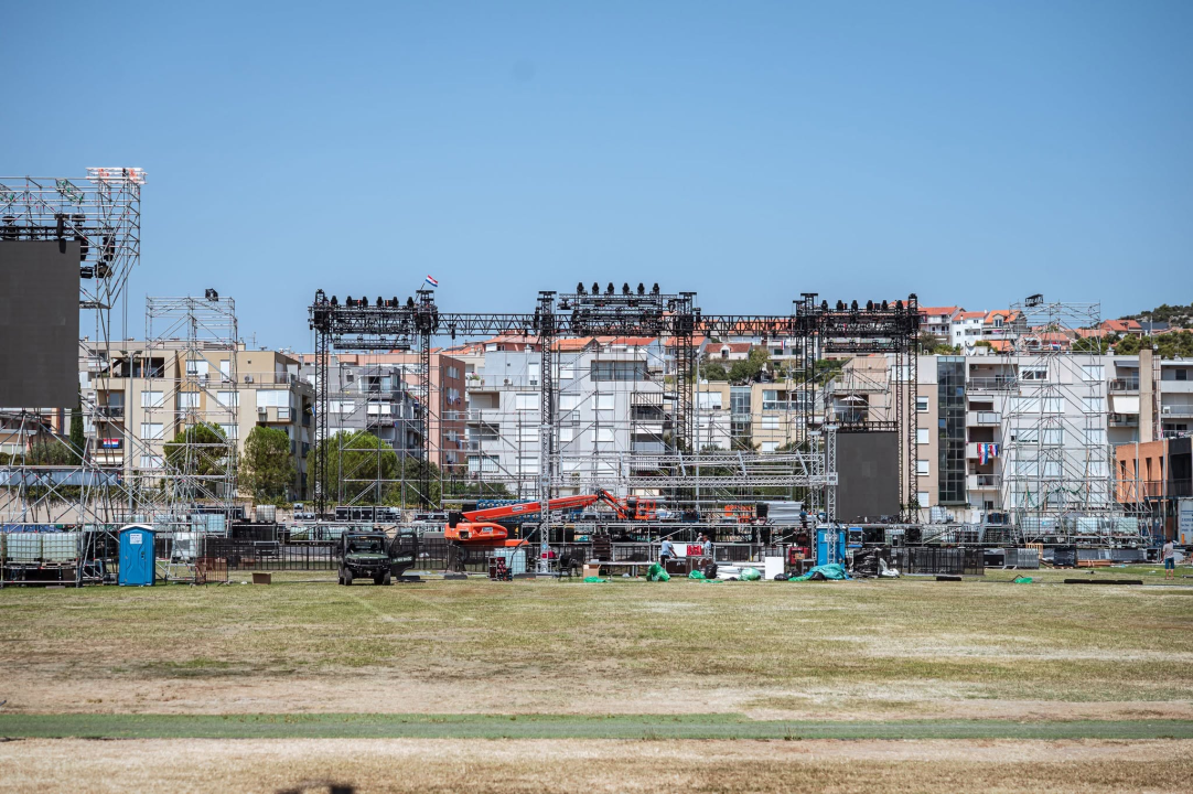 Radovi na Šubićevcu nakon koncerta