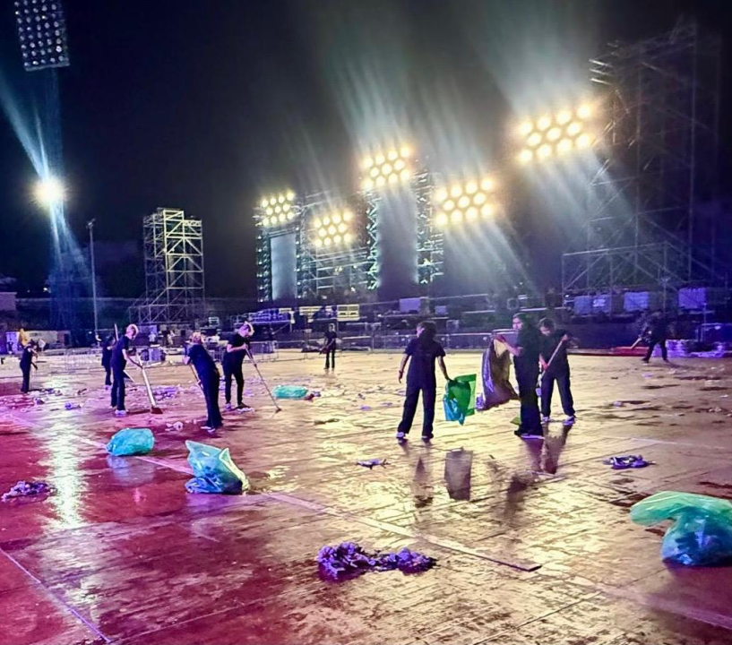 FOTO Znate li tko stoji iza besprijekornog čišćenja stadiona na Šubićevcu nakon Thompsonovog koncerta?
