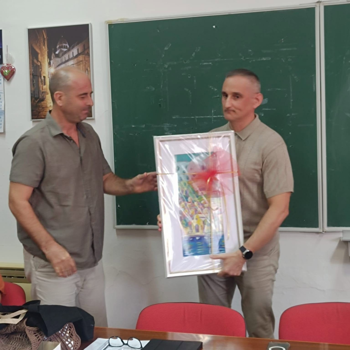 FOTO Prometno-tehnička škola oprostila se od troje kolega: 'Falit ćete nam svi puno, ne zaboravite koji put navratiti'