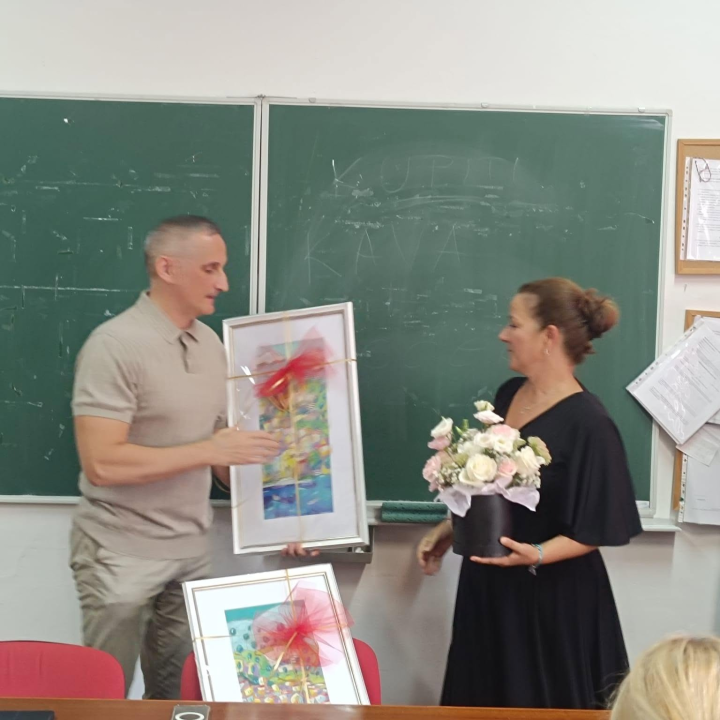 FOTO Prometno-tehnička škola oprostila se od troje kolega: 'Falit ćete nam svi puno, ne zaboravite koji put navratiti'
