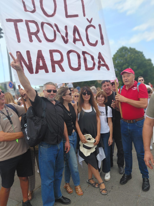 Šibenčani među desecima tisuća ljudi u Zagrebu: 'Trg je krcat, sve ulice zatrpane ljudima'