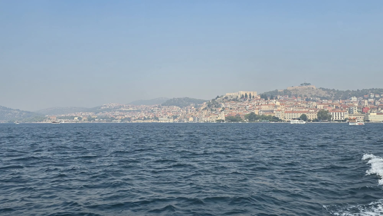 Šibenik pod dimom