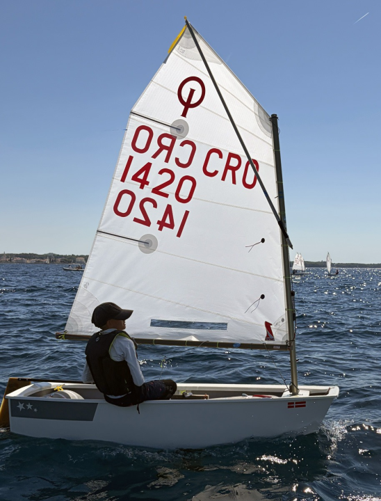 Ivano Gović prvak Hrvatske klasa Optimist