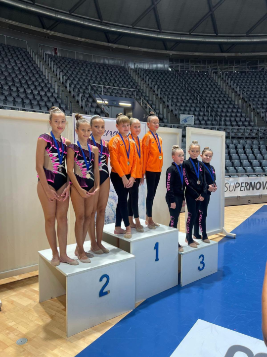 FOTO Osam medalja za ritmičarke Šibenik-Dalmacije na 'Sirena Cupu'