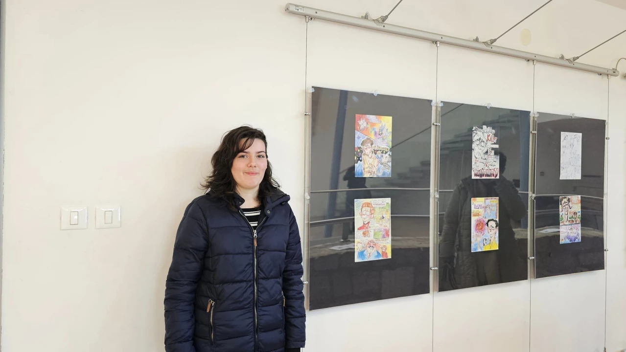 Maruška crta od treće godina, a danas je u Šibeniku otvorila svoju prvu izložbu: 'Strip mi daje slobodu stvaranja vlastite priče'