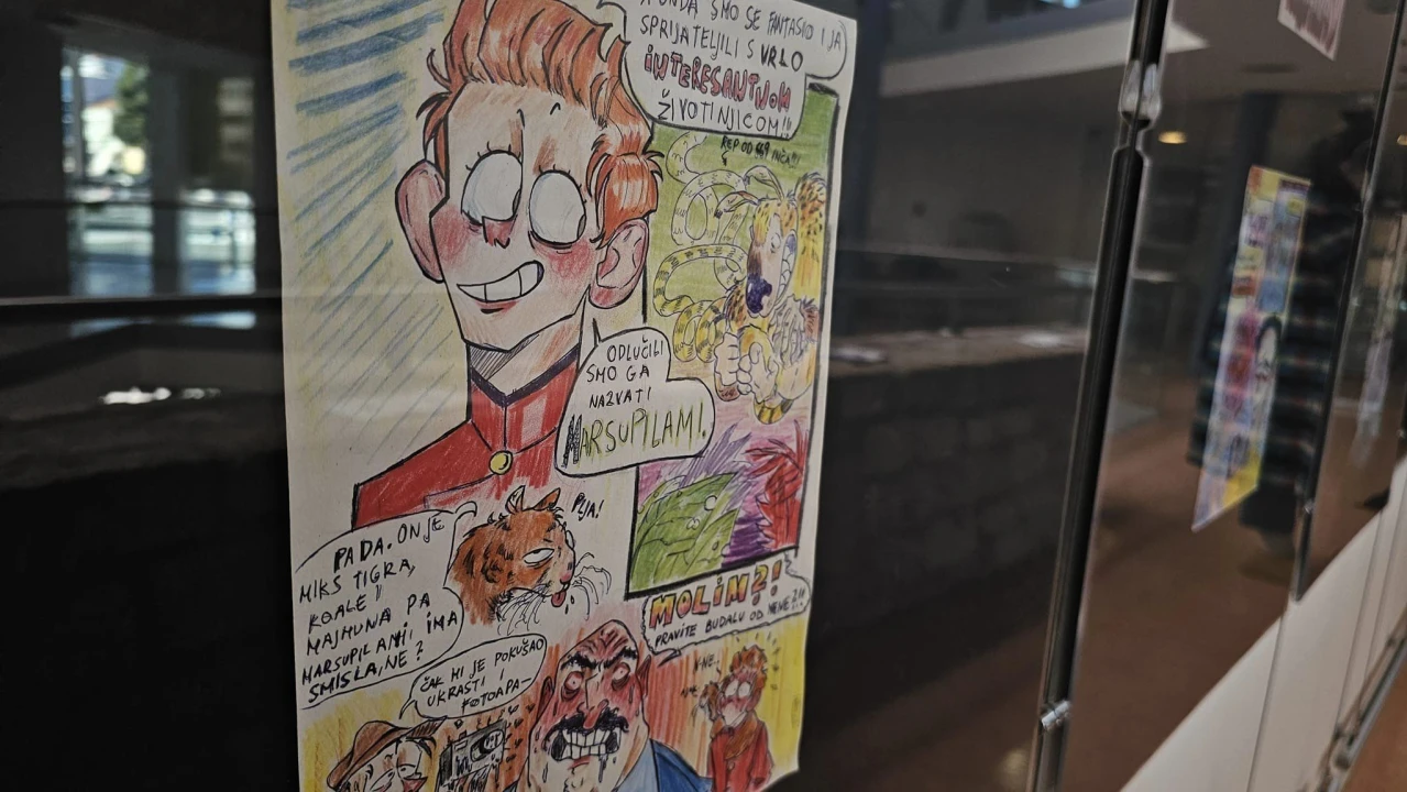 Maruška crta od treće godina, a danas je u Šibeniku otvorila svoju prvu izložbu: 'Strip mi daje slobodu stvaranja vlastite priče'