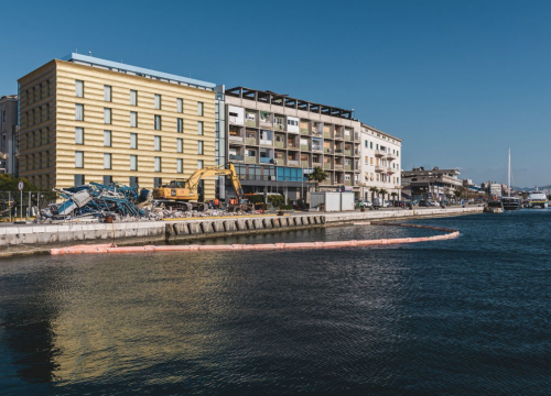 Srušena pumpa na rivi: Ovakvu vizuru Šibenčani nisu gledali desetljećima