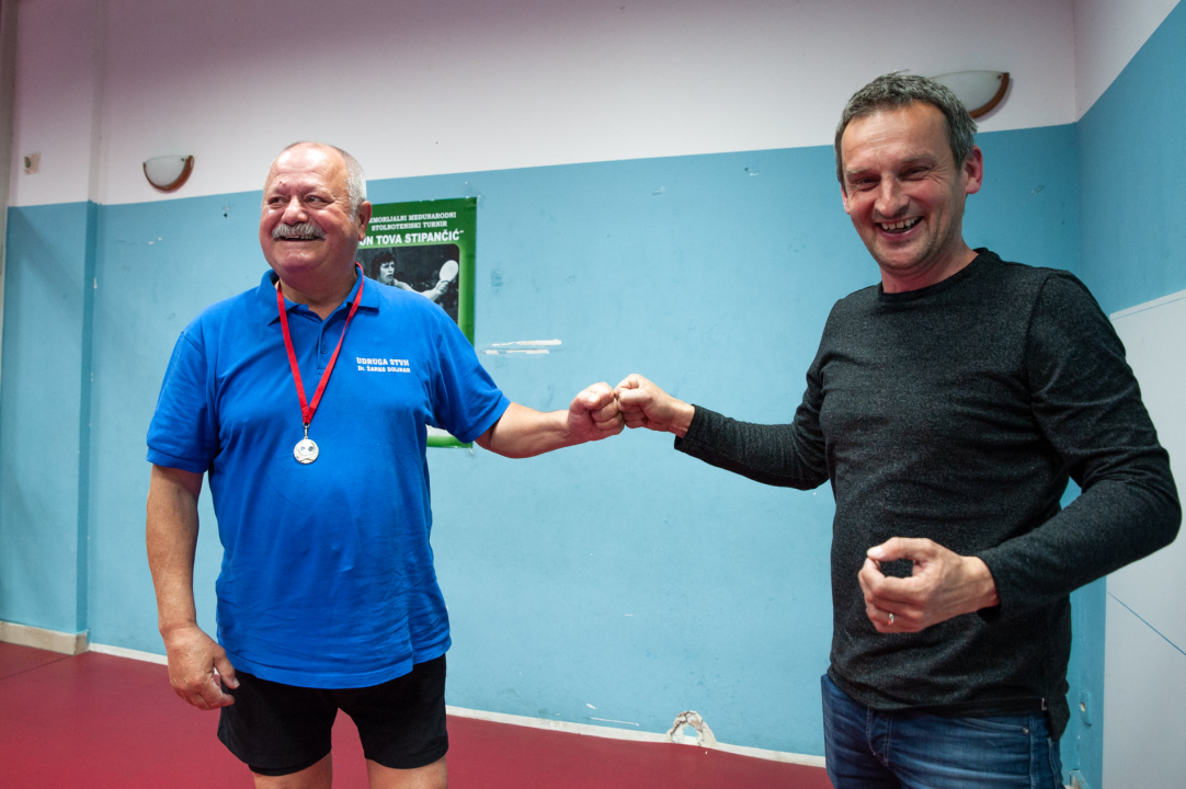 Pojedinačni Kup stolnoteniskih rekreativaca Šibenik 2021.: Najuspješniji Zoran Lalić