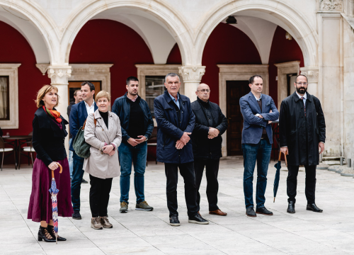 Fotografija 9 - ‘Stabilno’, ali ‘Za svaki slučaj...’: Pauk i Rakić ispred katedrale predstavili kandidature za župana i zamjenika