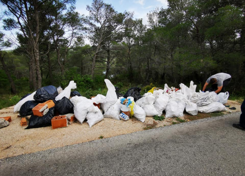 Fotografija 4 - Umjesto u đir, u akciju čišćenja: Petorica vrijednih momaka iz šume kod Jadrtovca izvukla smeća za dva kamiona