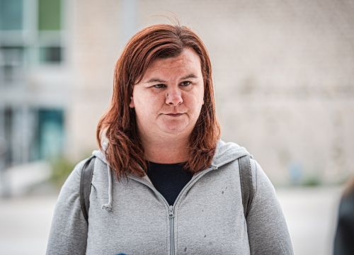 Fotografija 3 - Na Poljani 'prosvjed' osoba s invaliditetom: Snimanje završne scene filma u sklopu projekta 'Hoću posao'