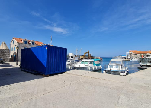 Fotografija 9 - Više od pola godine traju radovi na novoj šepurinskoj rivi: Osim pada bagera u more, nije bilo većih problema