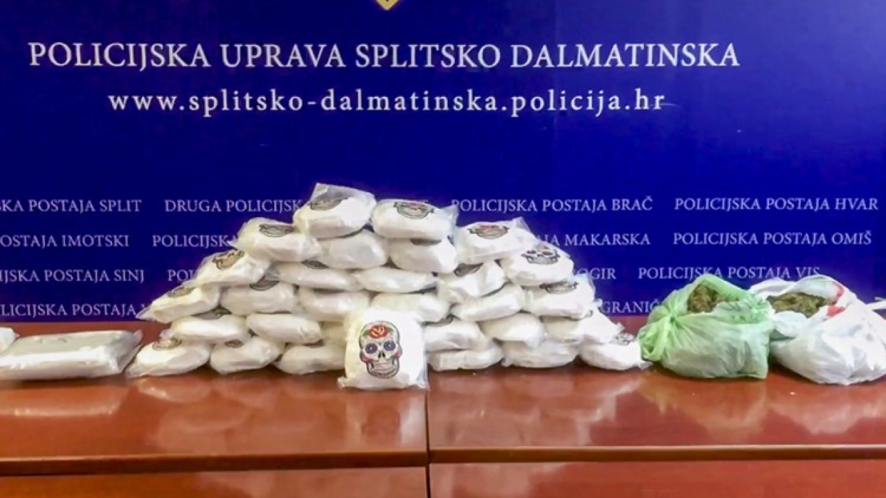 U Splitu najveća zapljena amfetamina ikad u Hrvatskoj: Policija objavila video