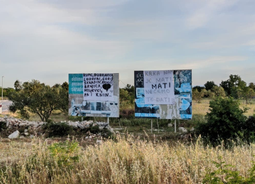 Fotografija 5 - 'Krka nam je mati, nećemo je dati': Na Lozovcu jutros osvanuli transparenti, evo što smeta stanovnicima tog kraja