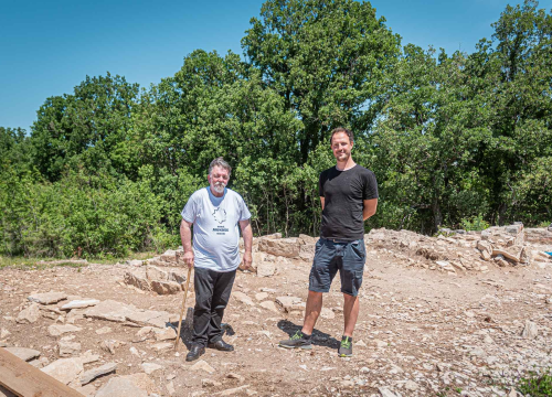 Fotografija 4 - Kod Goriša pronađen misteriozni objekt iz 5. ili 6. stoljeća, ne zna se je li riječ o crkvi: 'Takvog nema u Hrvatskoj, a ni šire'
