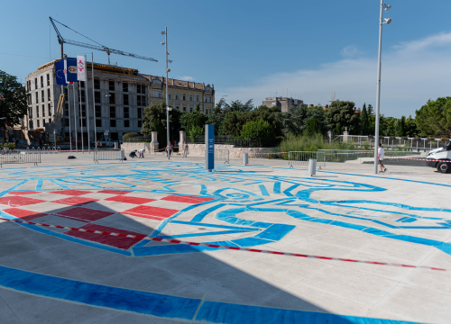 Fotografija 8 - Na Poljani pripreme za milenijsku fotografiju povodom 30. obljetnice osnutka 113. brigade