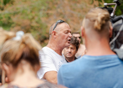 Fotografija 4 - Prosvjedno kupanje na Skradinskom Buku