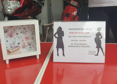 ‘Dvije Tee za sve žene’ danas i sutra na pijaci skupljaju donacije za CTG uređaj za šibensko rodilište