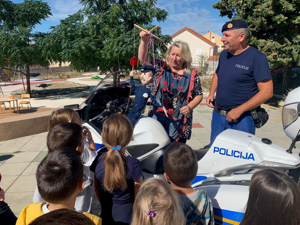 U šibenskim vrtićima radionice za djecu: Naučit će kako se sigurno ponašati u prometu