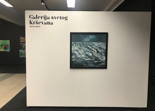 Fotografija 2 - Šibenska slikarica Zdenka Bilušić izlagala na Art Zagrebu, središnjem eventu hrvatskog tržišta umjetnina