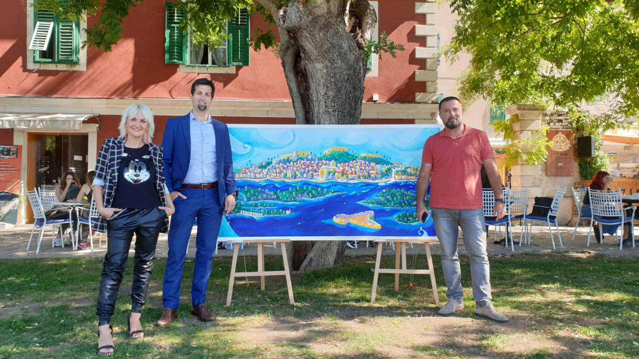 Originalna slika s table kod Lozovca prodana Vinariji, od svega će profitirati mladi šibenski umjetnici