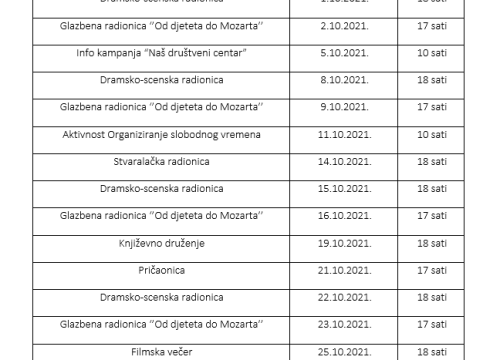 Fotografija 5 - Zanimljive radionice očekuju vas i u listopadu u Društvenom centru Grada Skradina!