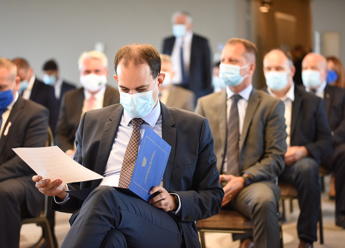 Fotografija 8 - Danijel Marušić naslijedio Gorana Pauka na čelu Hrvatske zajednice županija