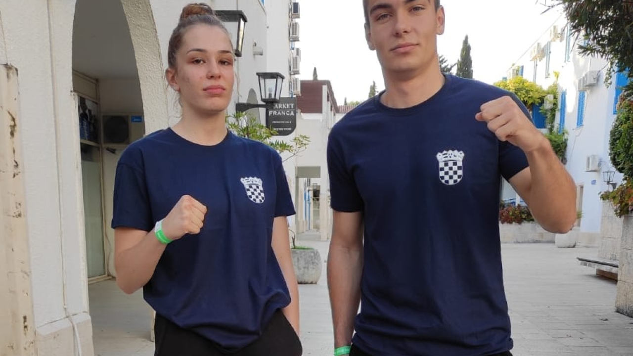 Šibenski kickboksači Filip Šumera i Karla Vukovića nastupaju na EP u Crnoj Gori