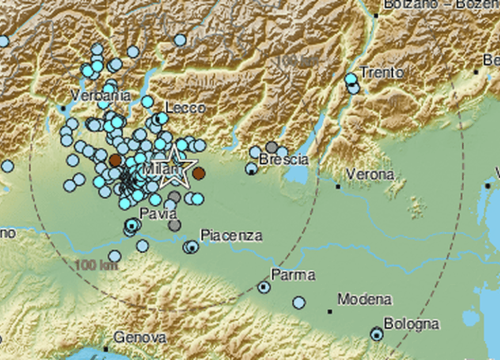 Dva snažna potresa na Mediteranu: U Grčkoj 5,1 a u Italiji 4,6 prema Richteru